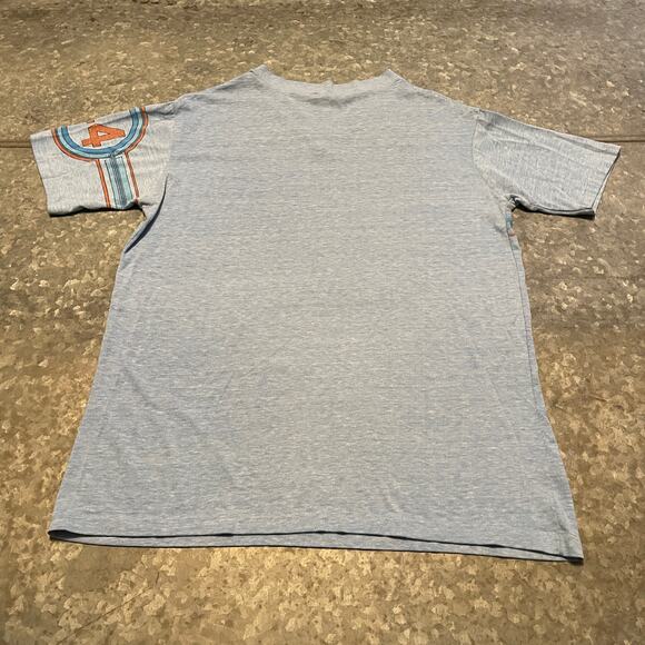 Vintage Goofy Baseball 44 Single Stitch V Neck Shirt Mens Large 90s Disney Thin - Picture 7 of 10